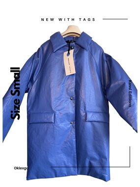 Kassl Editions Cobalt Padded Above Oil Small NWT retails $1100+